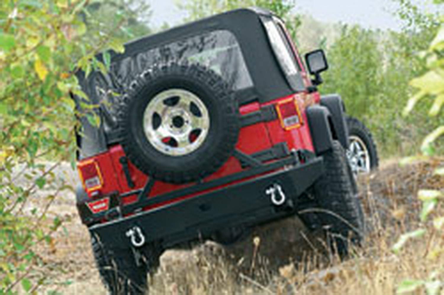 Rock Crawler WARN 74300 Rear Bumper for Jeep Wrangler (2007-2017) and Wrangler JK (2018)