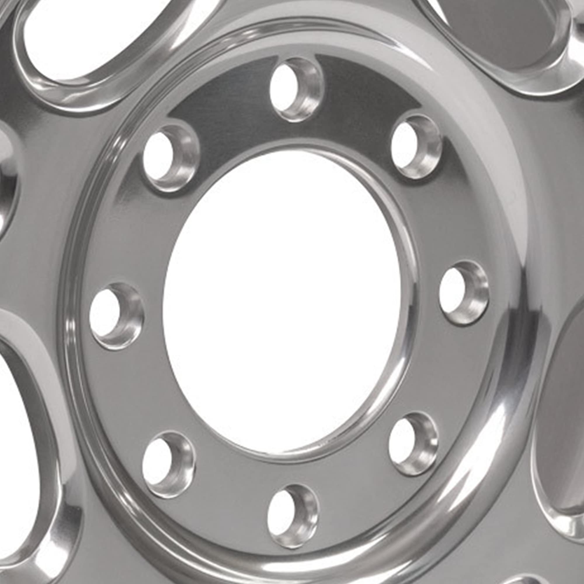 CV82 OE Wheels 16" Replica Wheel CV82 Fits Chevrolet 8 Lug Suburban Rim 16x6.5 Polished Wheel