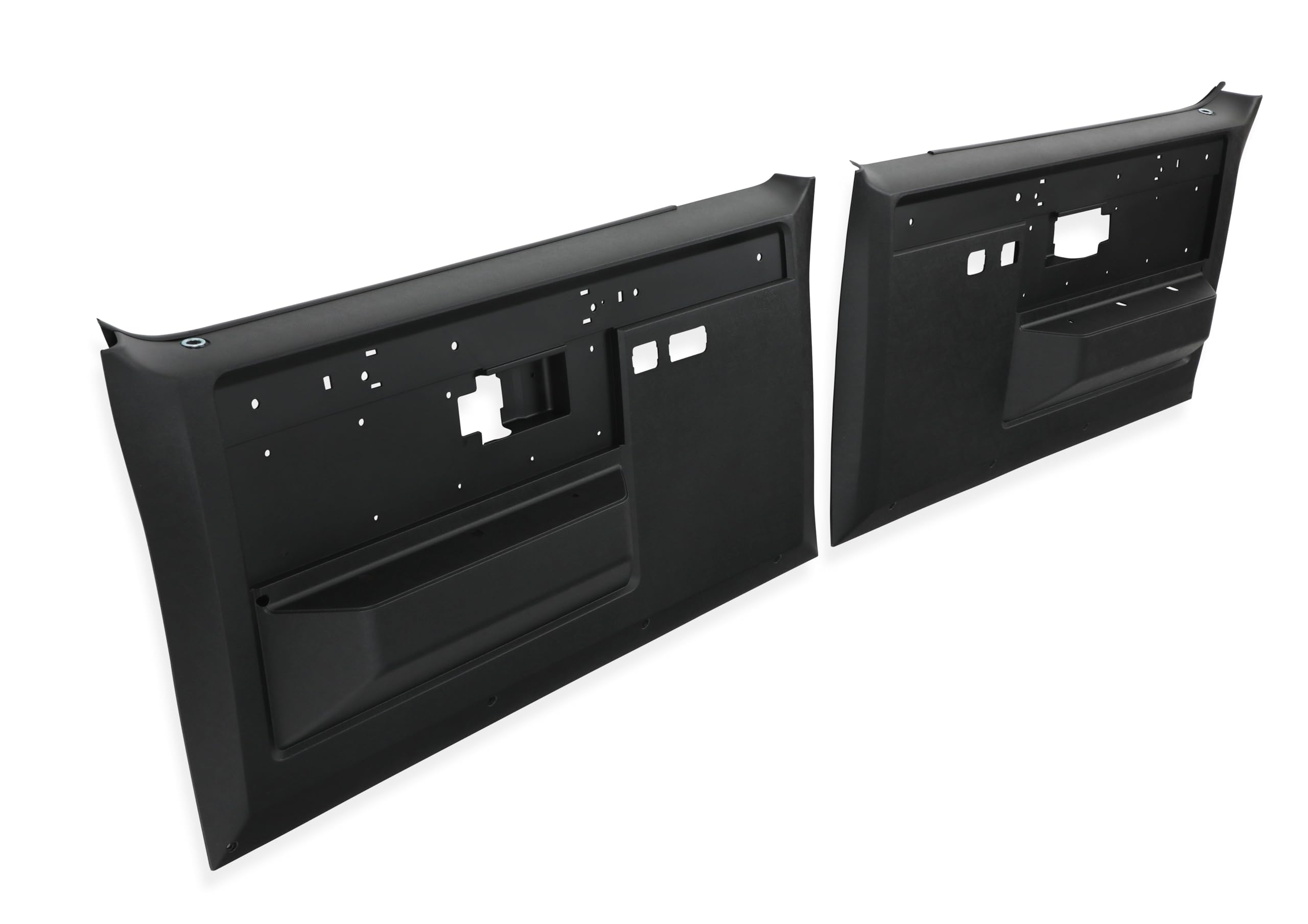 Brothers Trucks Black FP87FNN Reproduction Door Panel - Front - Non Power - Pair Compatible with 1981-1987 Chevrolet/GMC C/K Series Silverado Truck, Blazer/Jimmy & Suburban