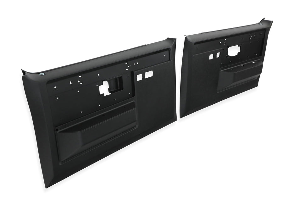 Brothers Trucks Black FP87FNN Reproduction Door Panel - Front - Non Power - Pair Compatible with 1981-1987 Chevrolet/GMC C/K Series Silverado Truck, Blazer/Jimmy & Suburban