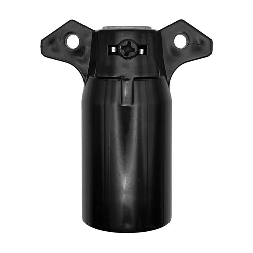 7-Way RV Blade Plug RV Designer TC501 – Trailer-Side Electrical Connector for RV, Camper, or Travel Trailer – Durable ABS Housing, Easy Wiring