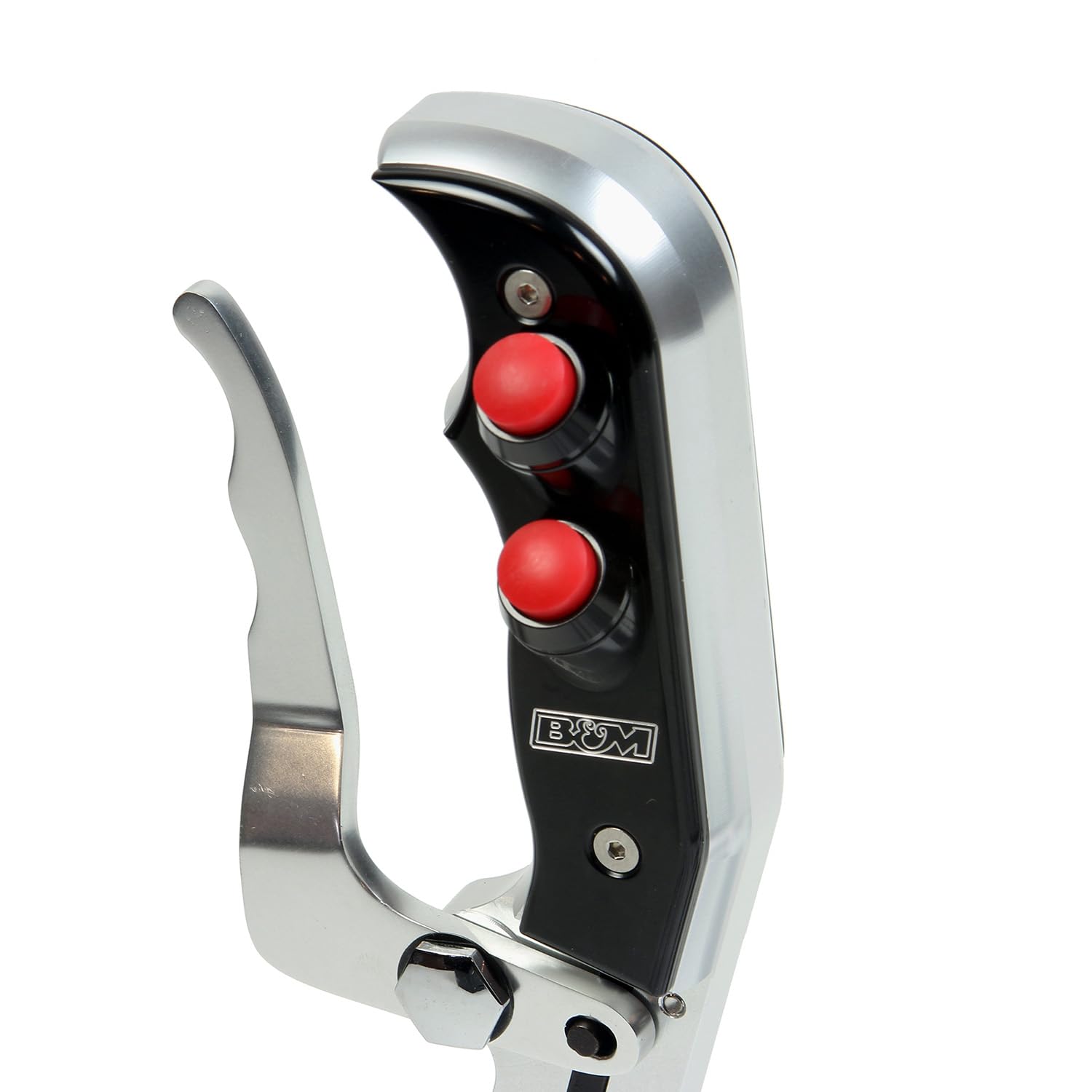 Automatic Gated Shifter B&M 81104 - Dual Button Magnum Grip Stealth Pro Stick - Two Tone