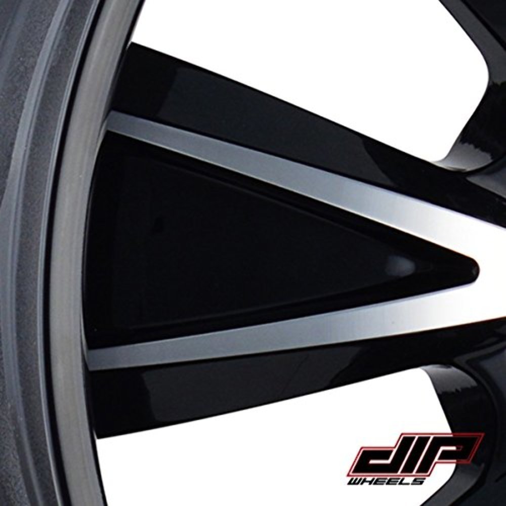 DIP Vibe D38-2811B Wheel with Machined Finish (20x8.5"/5x72.644mm, 35mm offset)