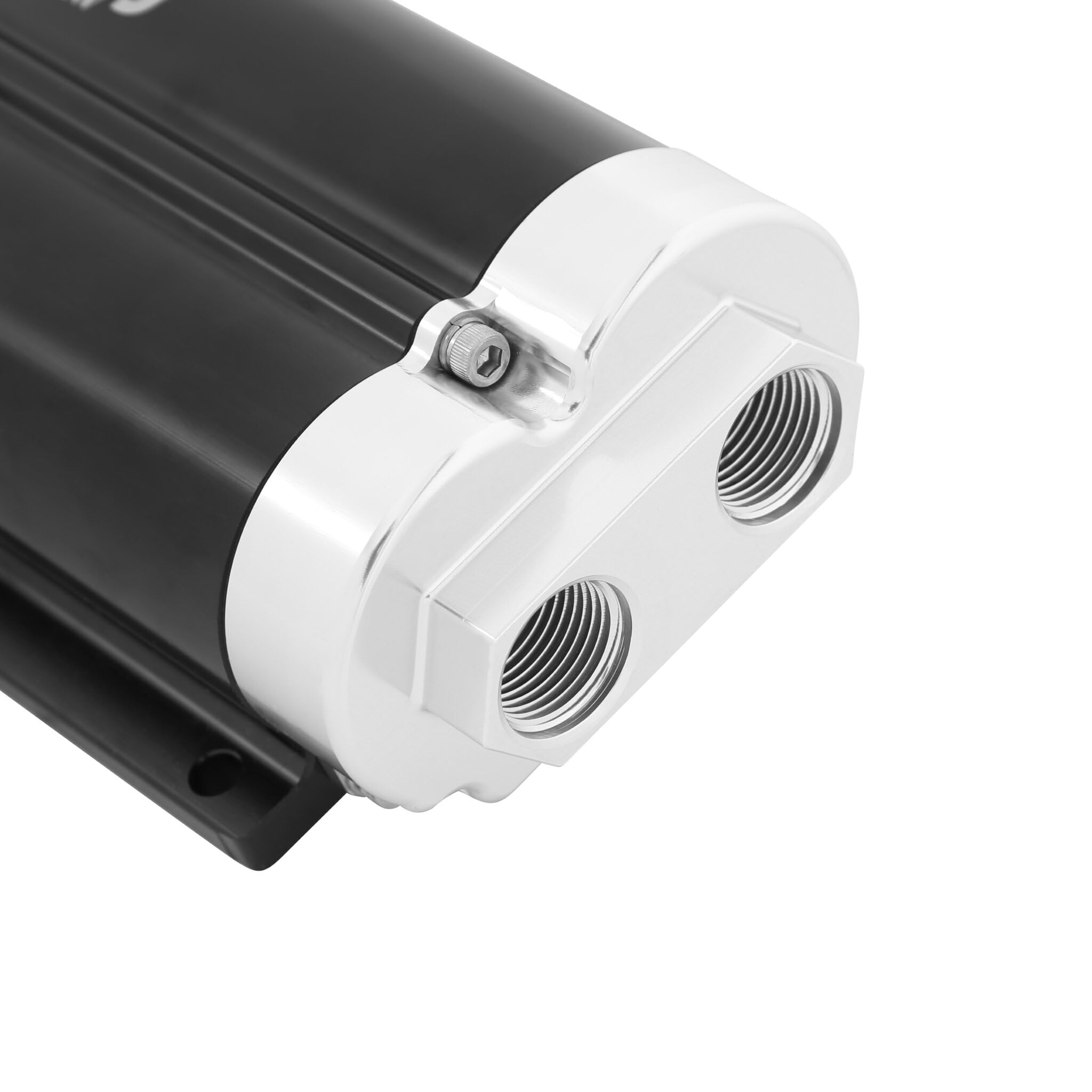 Dominator 12-1200-2 Holley 130 GPH In-Line Billet Fuel Pump (Dual Inlet)