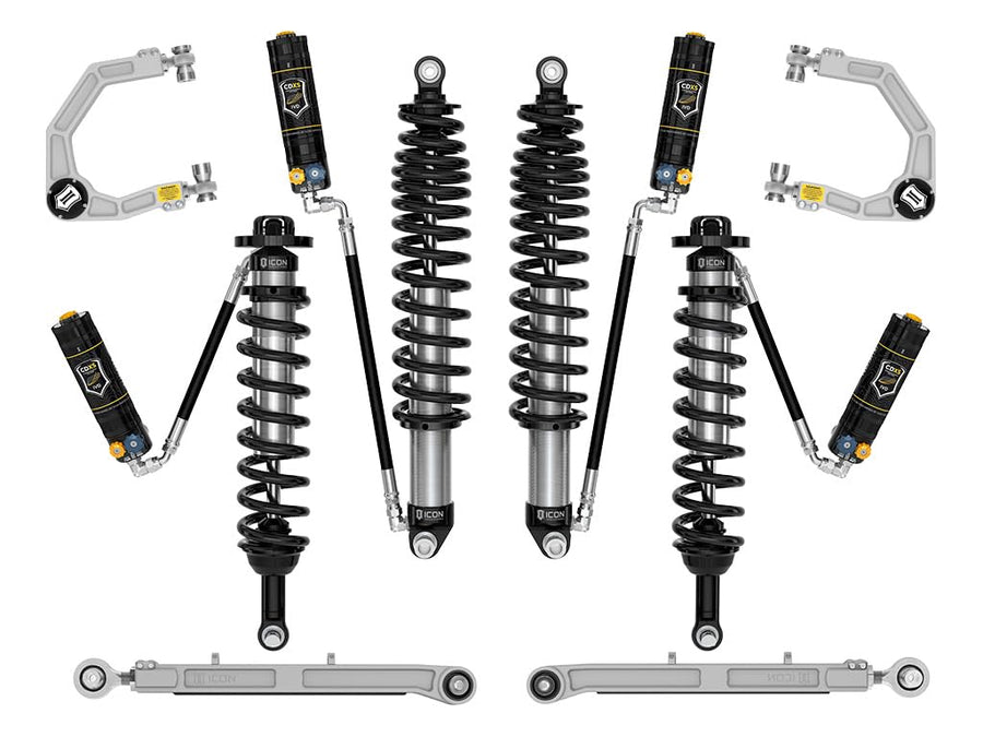 ICON 3-4" Lift, 2021-2023 Ford Bronco, Non-Sasquatch, Stage 6 Suspension System, CDXS, Billet