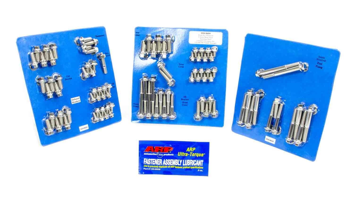 ARP 6-Point Stainless Steel Complete Engine Fastener Kit for Small Block Ford 554-9604