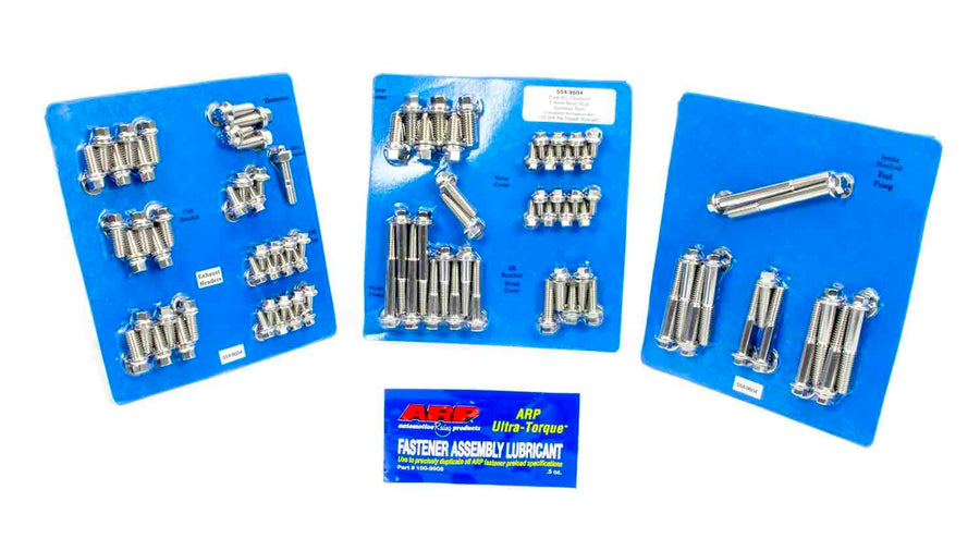 ARP 6-Point Stainless Steel Complete Engine Fastener Kit for Small Block Ford 554-9604