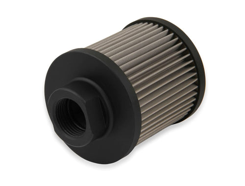 12An Female Port, Earl's S.S. Mesh Filter, Blk