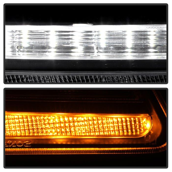 Headlights Spyder Signature (PRO-YD-PB57914-SEQ-R-BK)