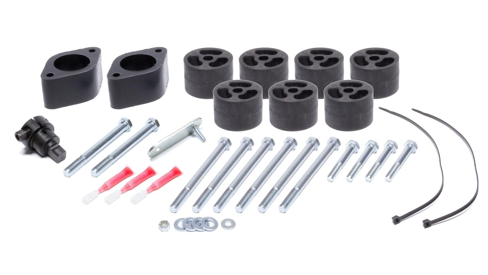 Jeep Wrangler Performance Accessories 2WD and 4WD JK/JKU Auto Transmission Only 2" Body Lift Kit, fits 2012 to 2016, PA994, Made in America