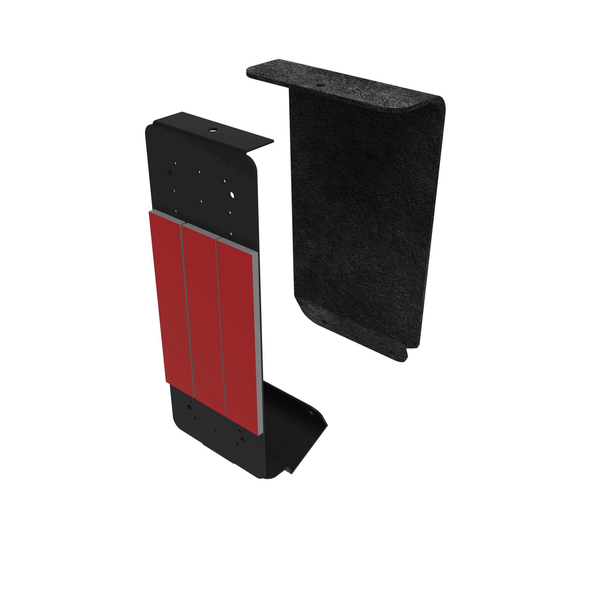 Amplifier Mounting Bracket Saddle Tramp Harley-Davidson Touring Models, Amplifier Mounting Brackets (BC-AMP01)