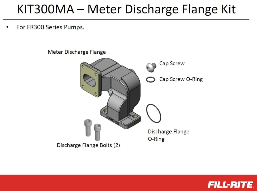 Fill-Rite Discharge Flange KIT300MA Kit for FR300 Series Pumps