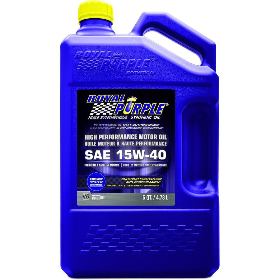 15W40 Royal Purple High Performance Motor Oil - 1 Gal