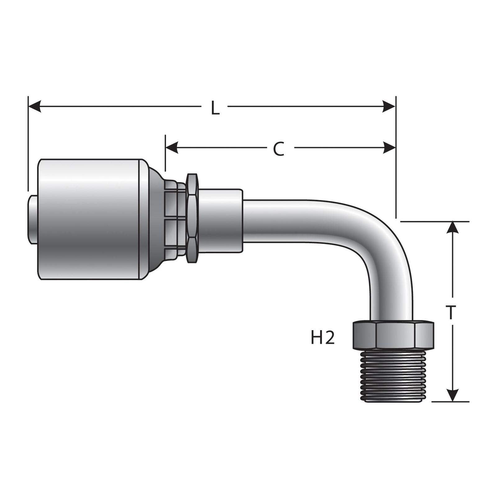 Hydraulic Gates G25504-0405 Coupling