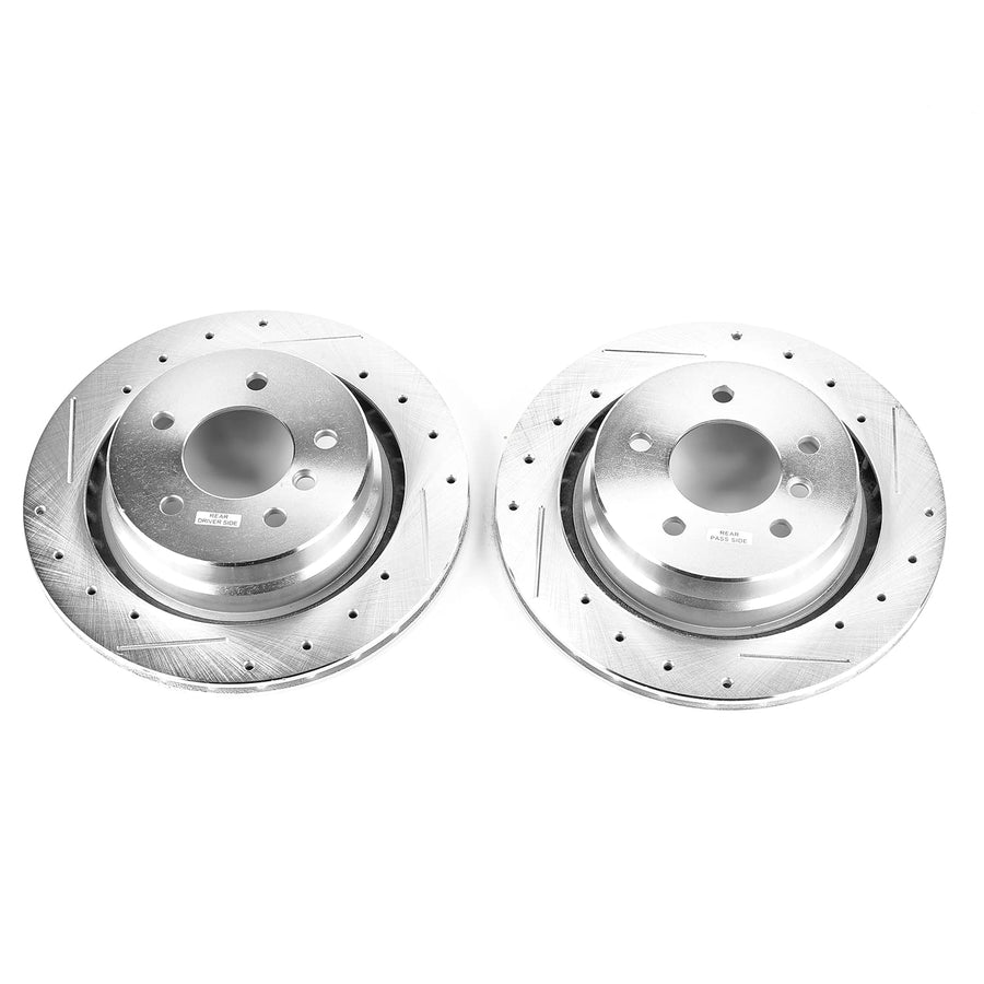 Power Stop 95-99 BMW M3 Evolution Rear Drilled & Slotted Rotors - Pair