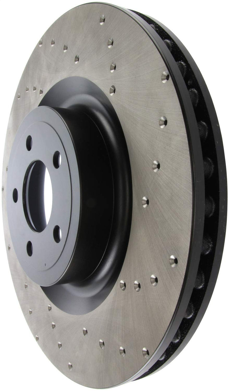 Sport StopTech 128.61116L Cross Drilled Brake Rotor (Front Left), 1 Pack
