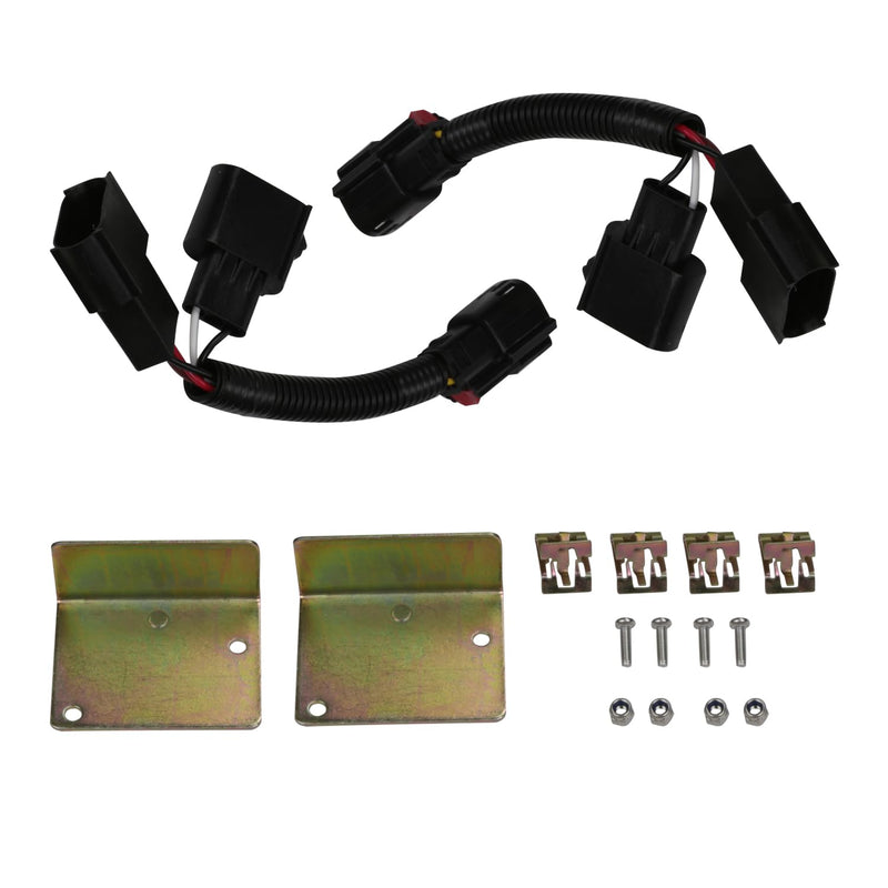 Black Smoke LED Tail Lights Spec-D Tuning Compatible with 2015-2020 Ford F150 F-150 Truck, Left + Right Pair Assembly