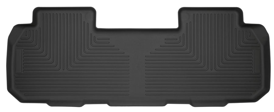 Husky Liners Floor Mats Weatherbeater | Fits 2018 - 2024 Buick Enclave & Chevrolet Traverse (2024 Limited Only) | 2nd Row, 1-pc Black - 14251