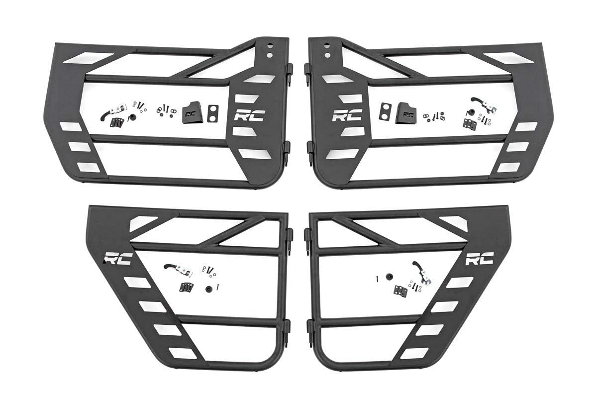 Steel Tube Doors Rough Country for 2007-2018 Jeep Wrangler JK/JKU - 10588