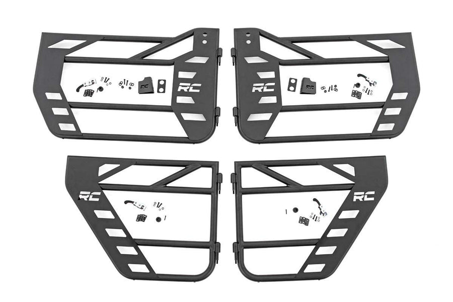 Steel Tube Doors Rough Country for 2007-2018 Jeep Wrangler JK/JKU - 10588