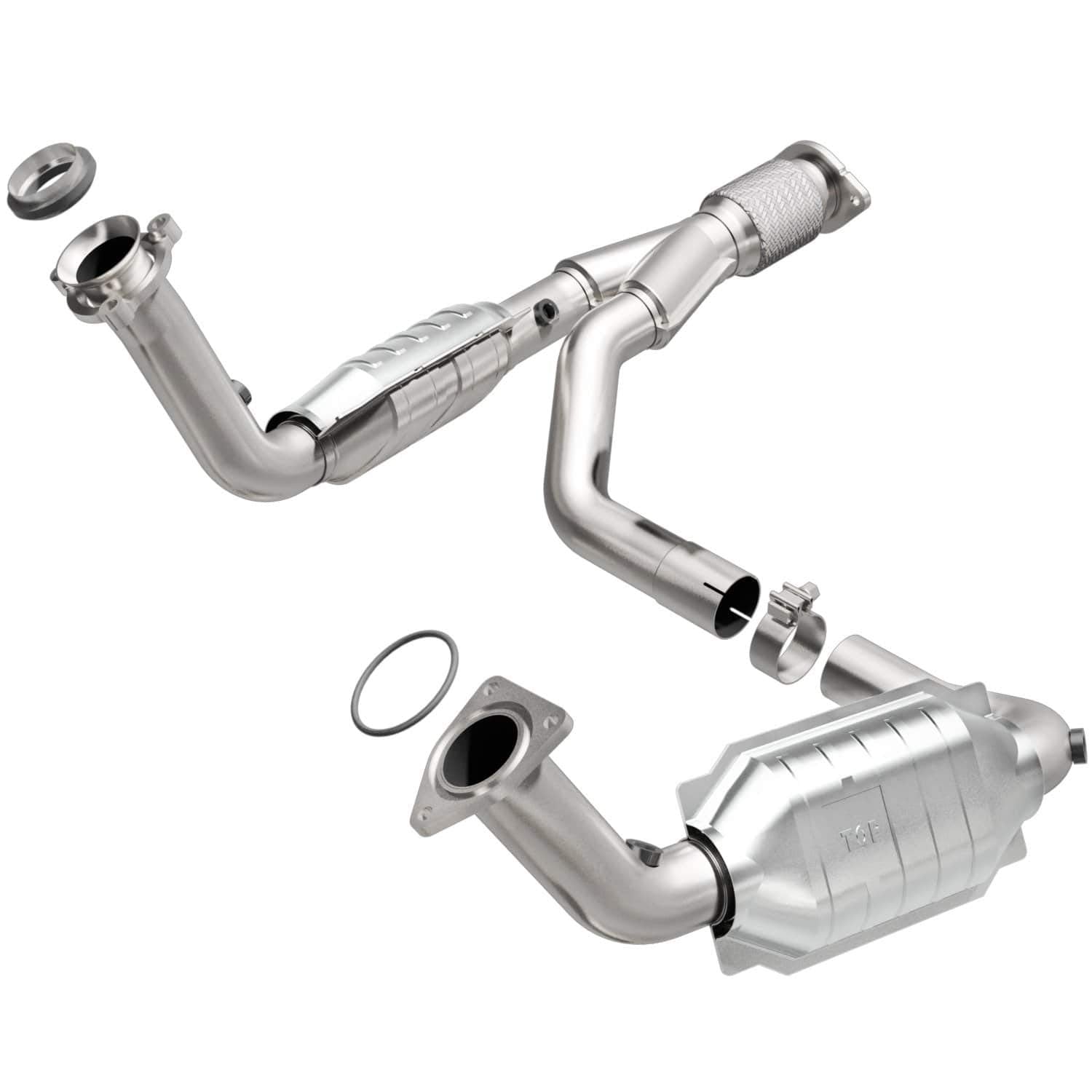 Large MagnaFlow Stainless Steel Direct Fit Catalytic Converter 93496