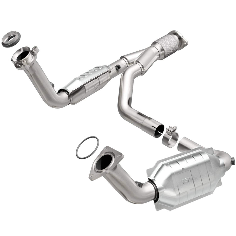 Large MagnaFlow Stainless Steel Direct Fit Catalytic Converter 93496