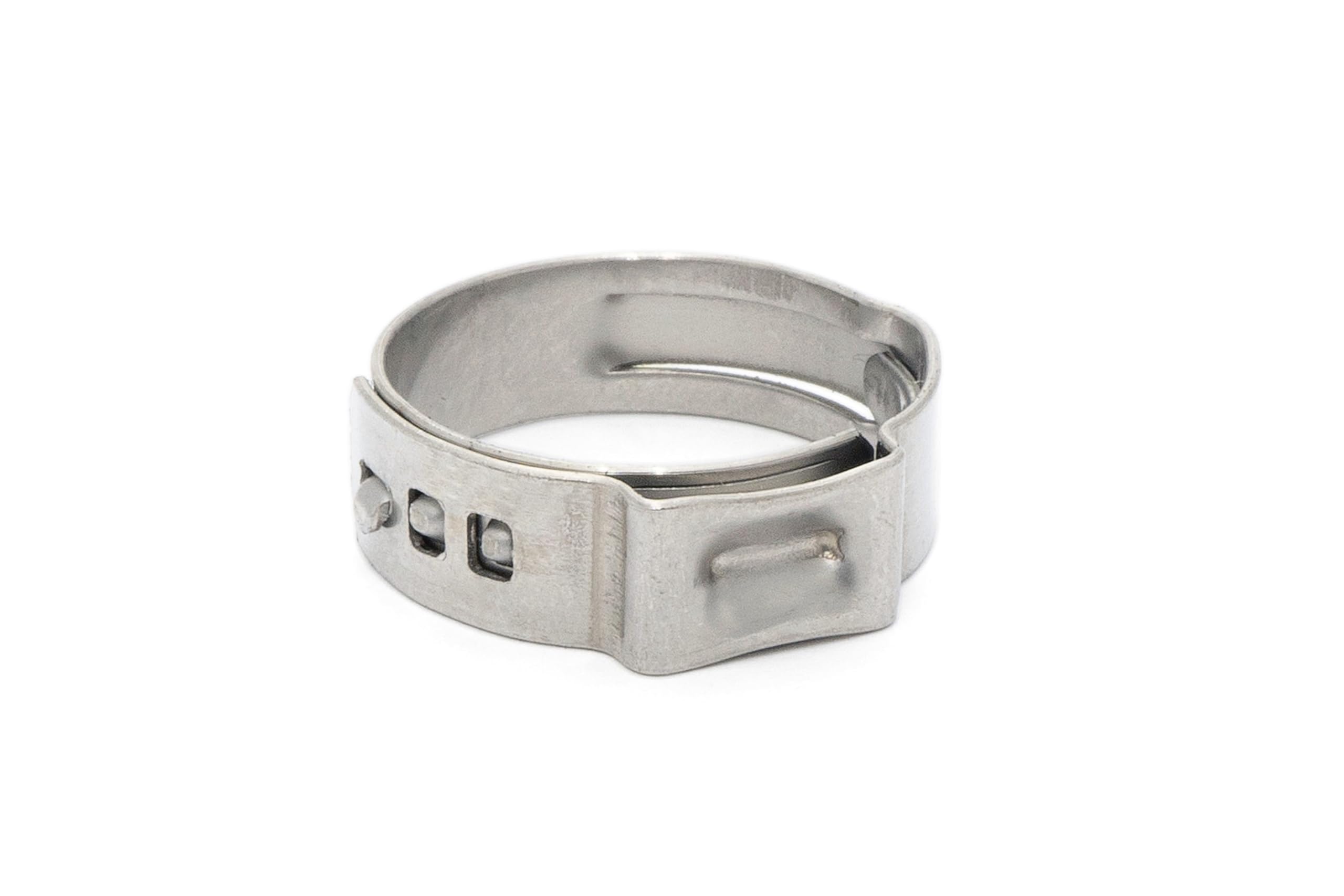 Stainless Steel HPS Ear Clamp, Effective Diameter Range: 7.8mm - 9.5mm, 100 pcs per Pack, EC-0095x100