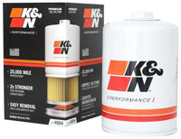 K&N Oil Filter Premium: 20,000 Mile Engine Protection with Wrench Off Nut: Compatible with Select 1972-1994 PORSCHE (911, 930, 911 Carrera), HP-4004