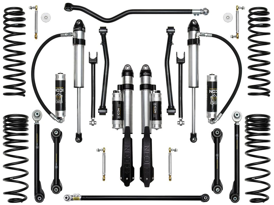 2.5" Lift, ICON Stage 8 Suspension System, Tubular UCA, Compatible with 2020-Up Gladiator, K22108T