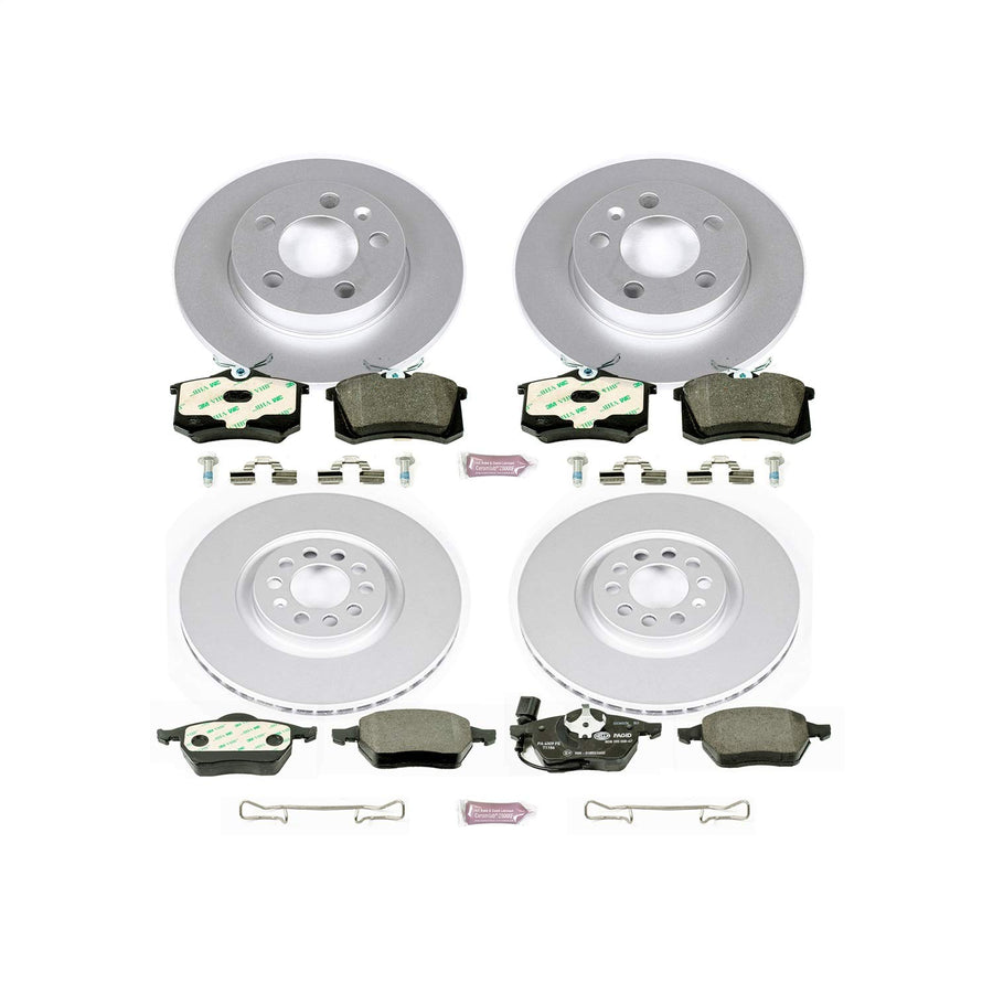Euro-Stop Power Stop ESK2795 Brake Kit Front and Rear For Audi TT Quattro 2000-2006 [Model Specific]