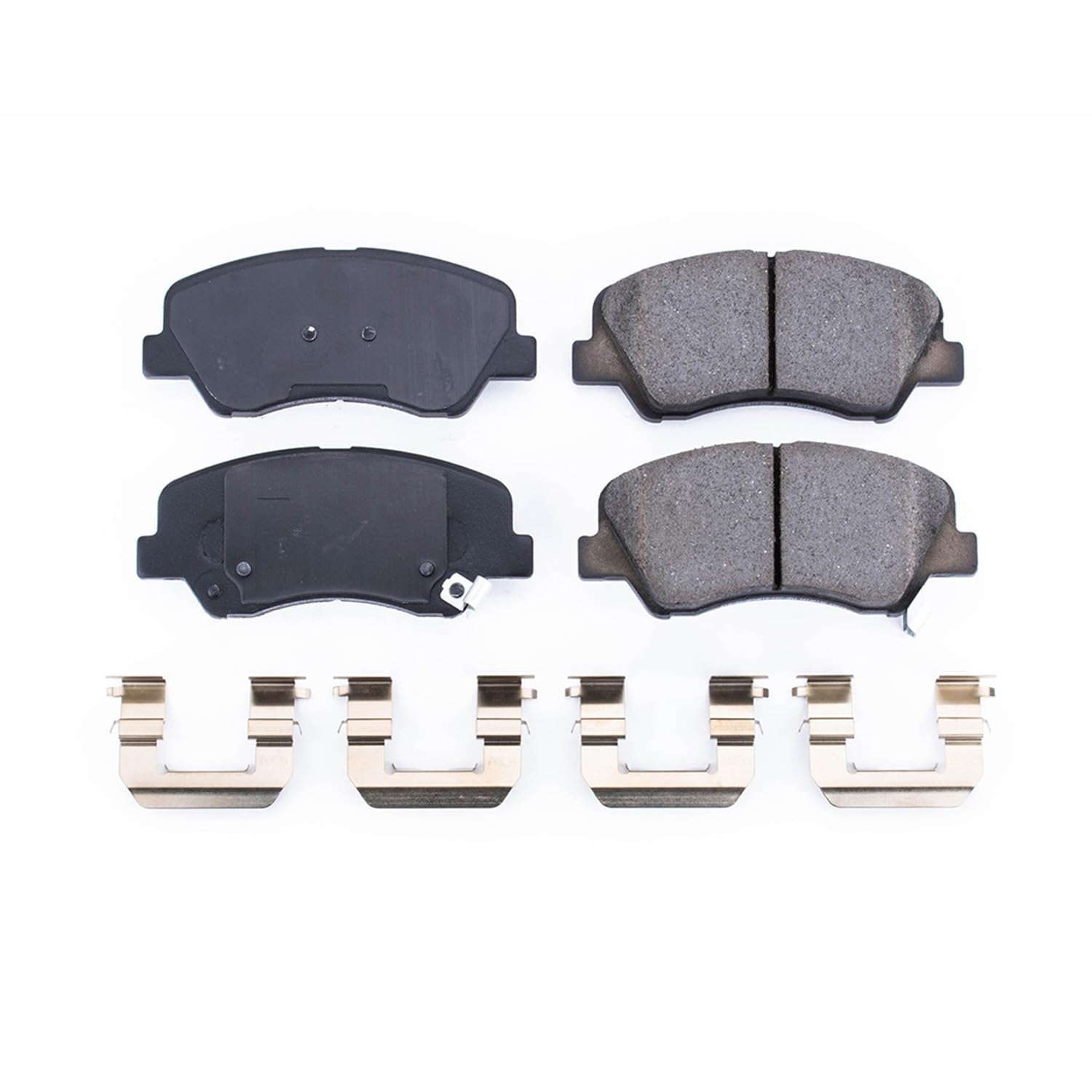 Power Stop Brake Kit Front For Hyundai Accent 2012-17 | Kia Rio 2012-17 - Ceramic Brake Pads With Installation Hardware, 17-1593