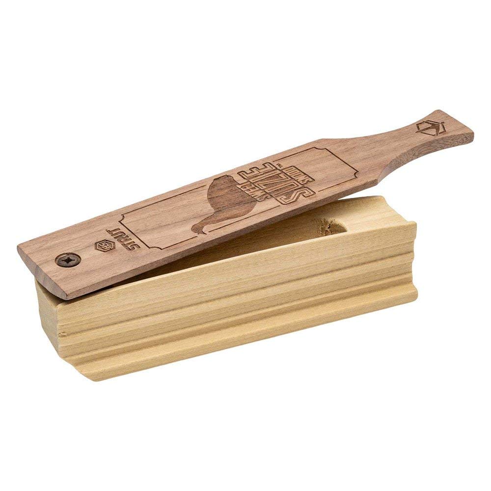 Suzie Snood Hunters Specialties Strut Wooden Turkey Box Call - Must Have Turkey Hunting Accessory