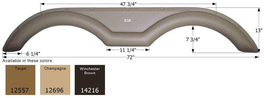 Fender Skirt ICON 12696 Tandem Sun