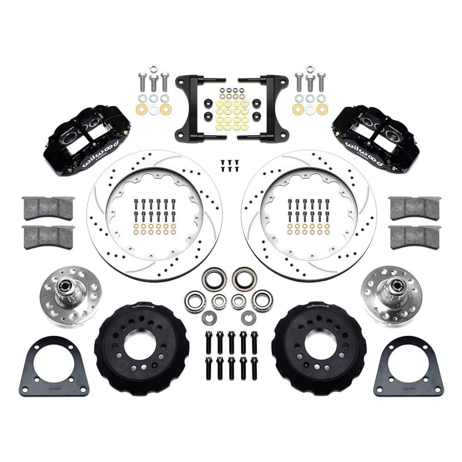 14.00" Drill-Zinc FNSL6R Front Hub Kit
