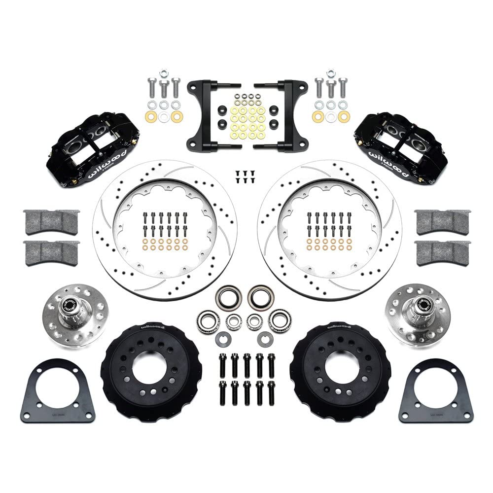14.00" Drill-Zinc FNSL6R Front Hub Kit
