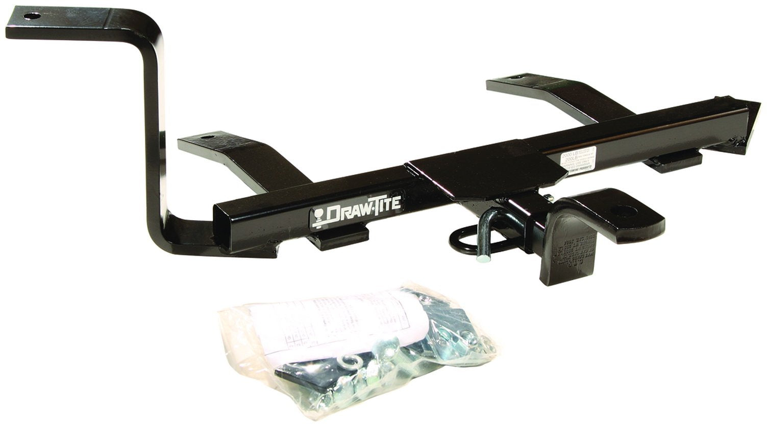 Class 1 Draw-Tite 24748 Trailer Hitch, 1.25 Inch Receiver, Black, Compatible with 2007-2009 Volkswagen Jetta City