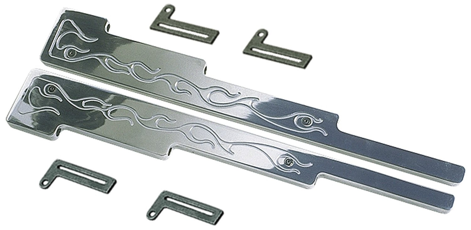 Trans-Dapt 6083 Spark Plug Wire Loom Flamed Aluminium