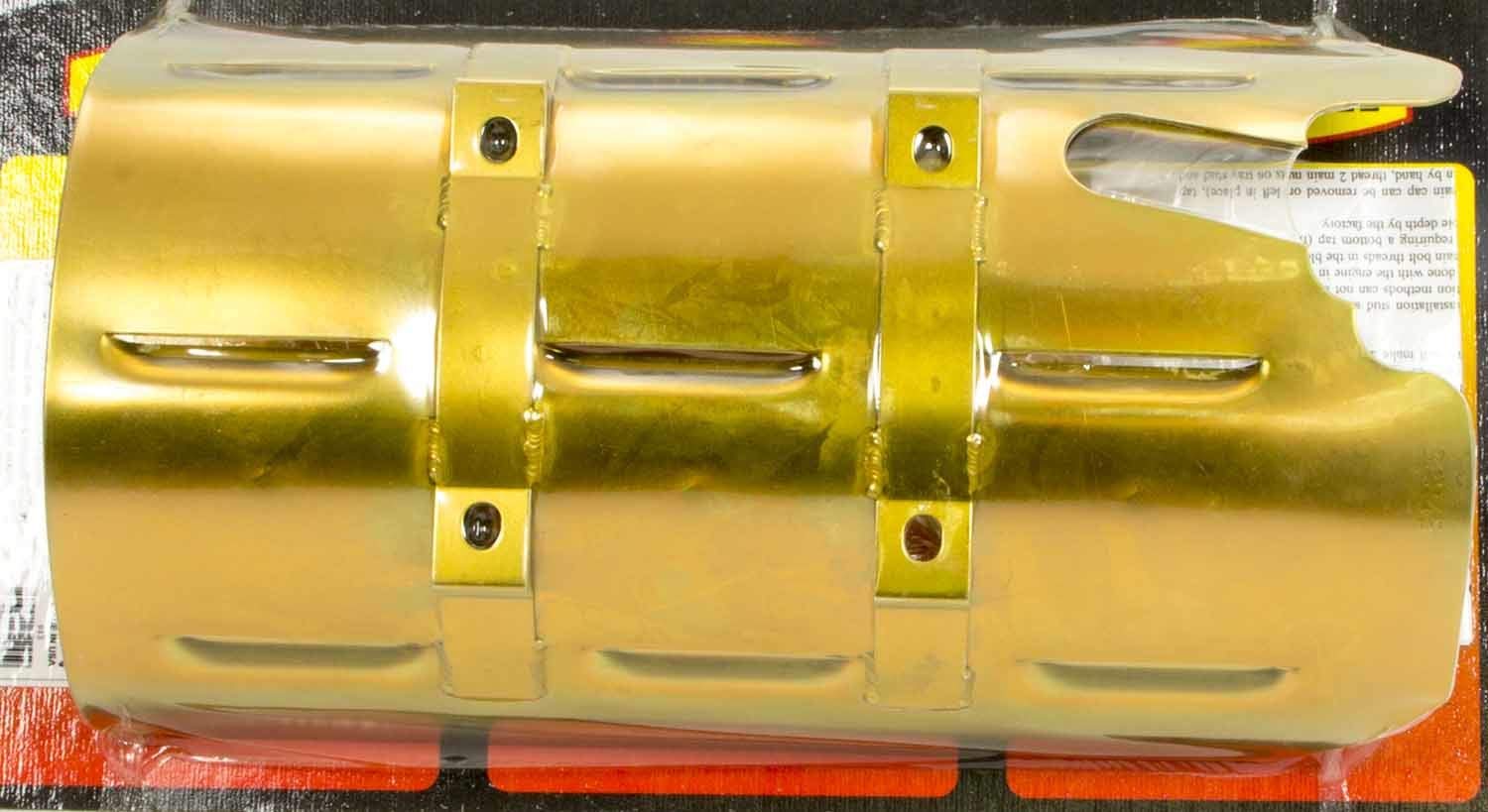 Milodon Gold Zinc Plated 32245 Louver Designed Windage Tray for Oldsmobile 400/425/455