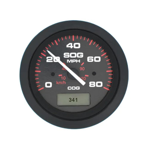 Amega Gauge, Sierra International 781-579-080P 3 inch 80 mph GPS Speedometer