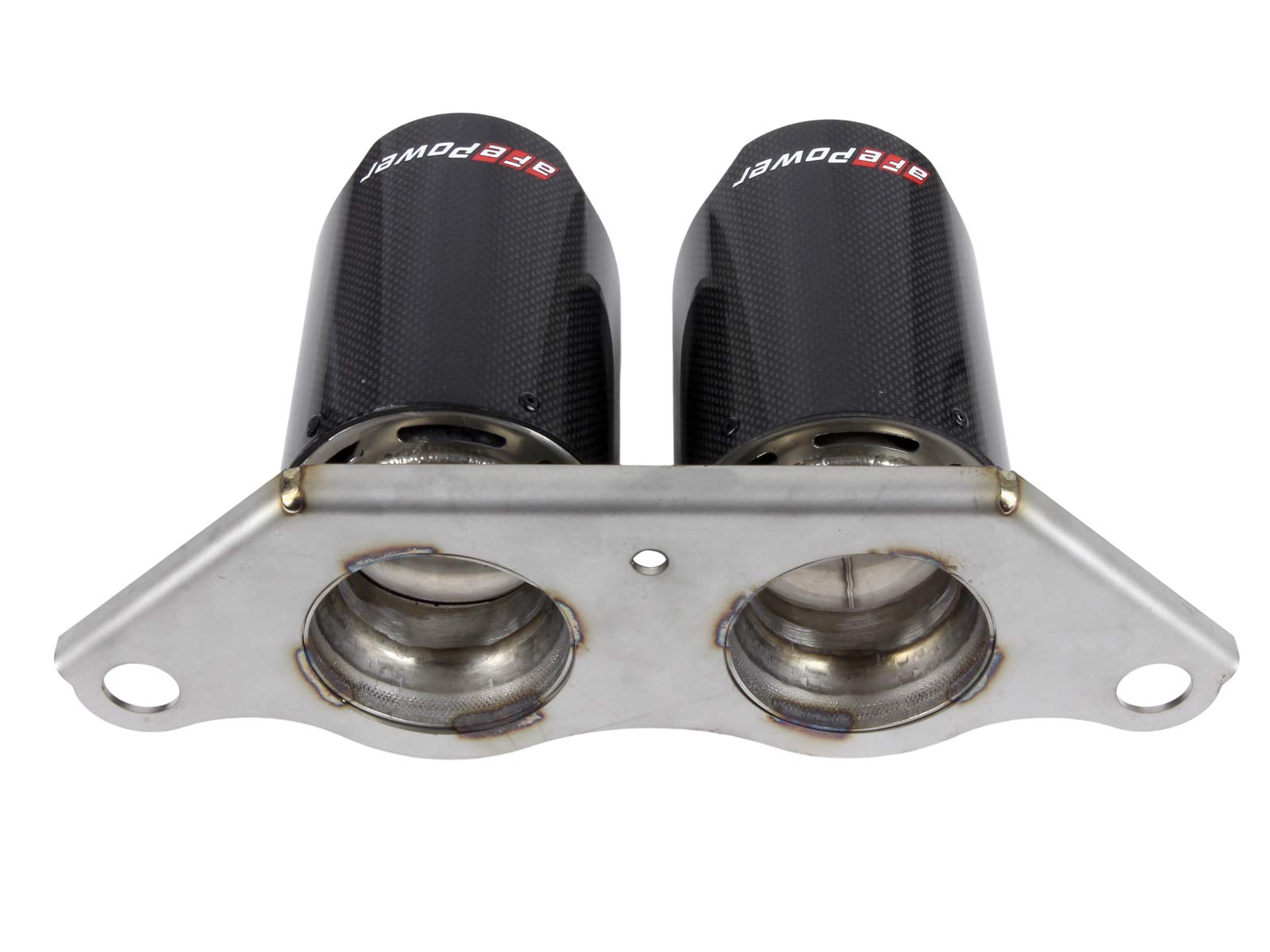 aFe Power MACH Force-Xp 49C36435-C OE Replacement Exhaust Tips for 2014-2019 Porsche 911 GT3, 4", Carbon Fiber