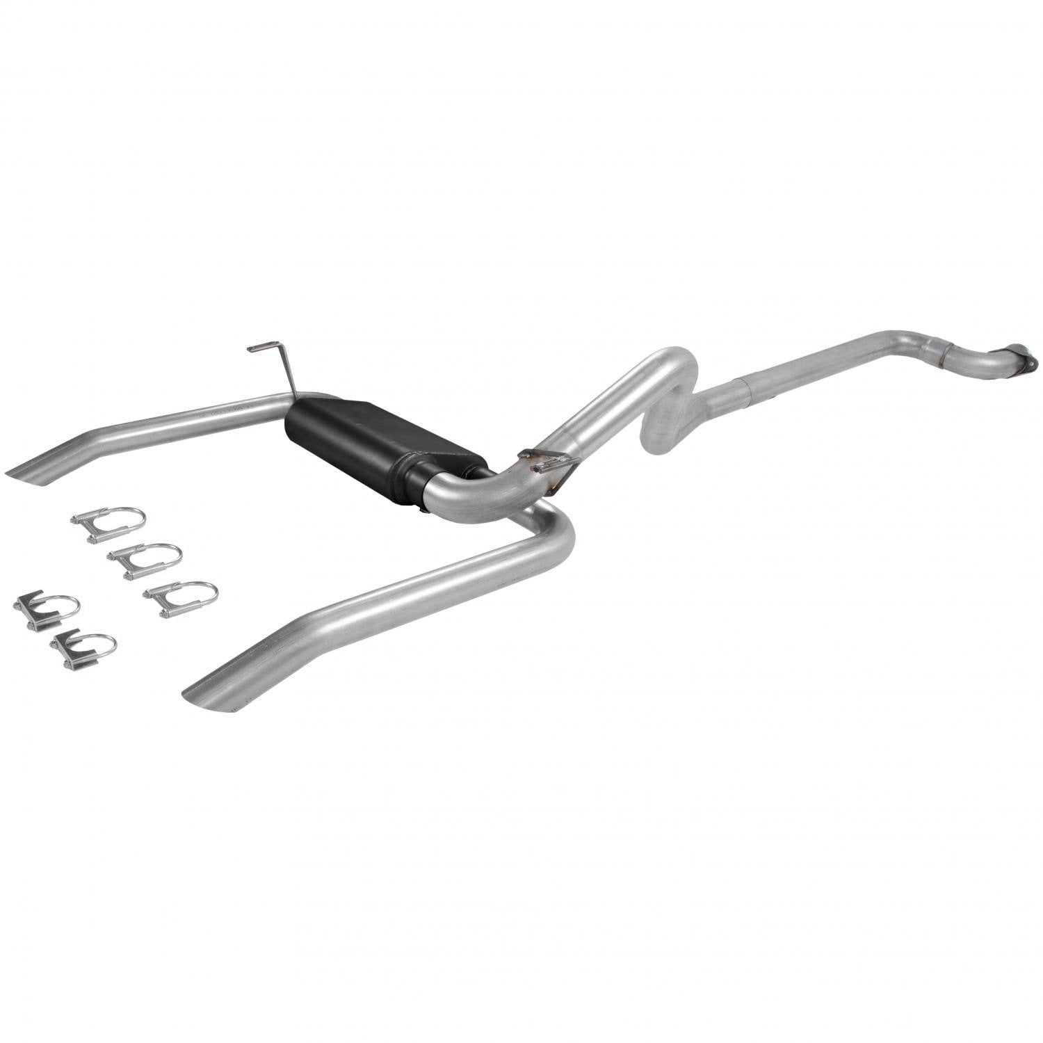 Flowmaster American Thunder 17143 Cat-Back Exhaust Kit 3 Inch Aluminized Steel Compatible with 1993-1995 Chevy Camaro and Pontiac Firebird with 5.7L LT-1 engine