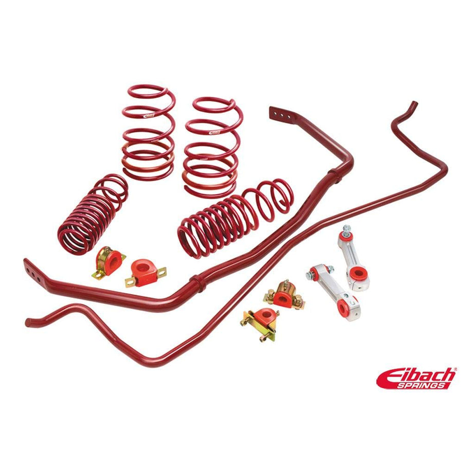 Eibach SPORT-PLUS Kit Anti Roll Sway Bars & Sportline Springs 4.14735.880 Compatible with Ford Mustang Coupe 2015-2017