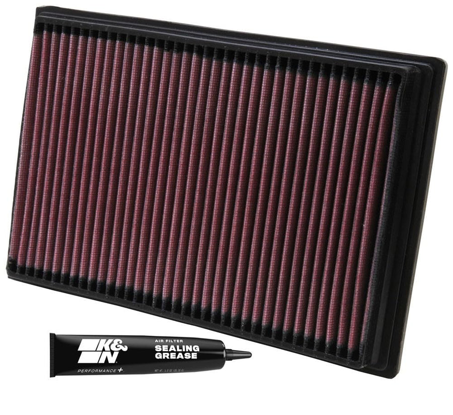 Reusable K&N Engine Air Filter: Clean Every 75,000 Miles, Washable, Replacement Car Air Filter: Compatible 1991-2007 CADILLAC/VOLKSWAGEN/SEAT/SKODA (CTS-V, Caddy, Polo, Inca, Ibiza, Cordoba), 33-2649