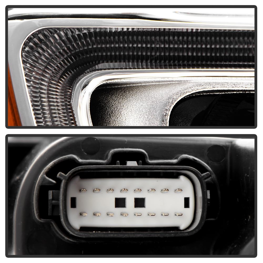 Jeep Grand Cherokee Spyder (POE) 17-21 (Fit HID Model) w/Auto Leveling LED DRL Headlight (Low D3S High D3S) - OE Black Right