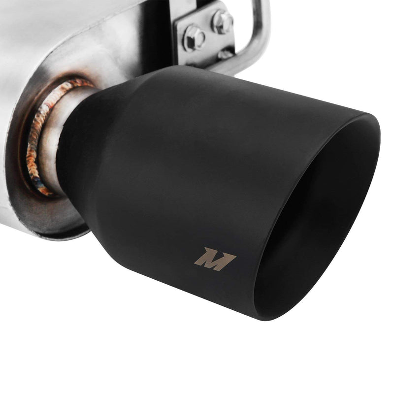 Mishimoto Street MMEXH-MUS8-15ASBK Exhaust Fits Ford Mustang GT 2015+ Black Tips