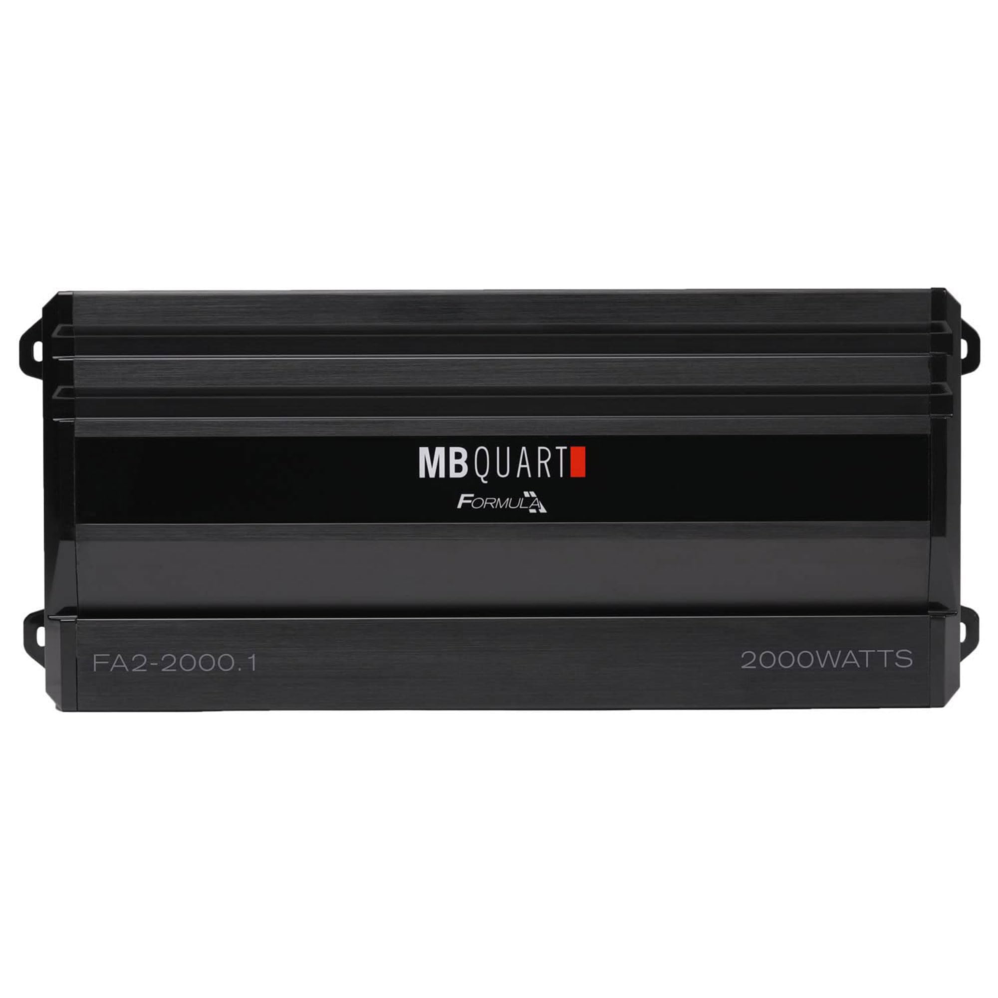 MB Quart 2,000 Watt Formula Mono 1 Ohm Stable Full Range Class Q1 Car Audio Mobile Amplifier with Bass Remote, FA2-2000.1, Black
