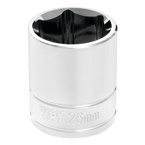 W32226 Performance Tool 1/2 Drive 26mm 6Point Socket, 1 Pack