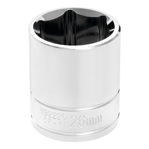 W32226 Performance Tool 1/2 Drive 26mm 6Point Socket, 1 Pack