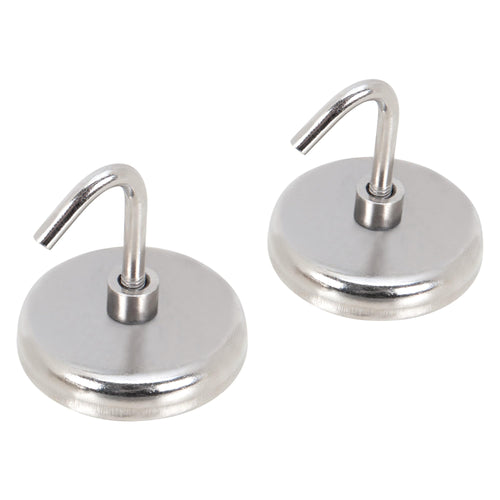W12514 Performance Tool 2pc Magnetic Hook Set - Versatile Magnetic Hooks for Organization, Storage and Retrieval in Garage, Workshop, or Home Use