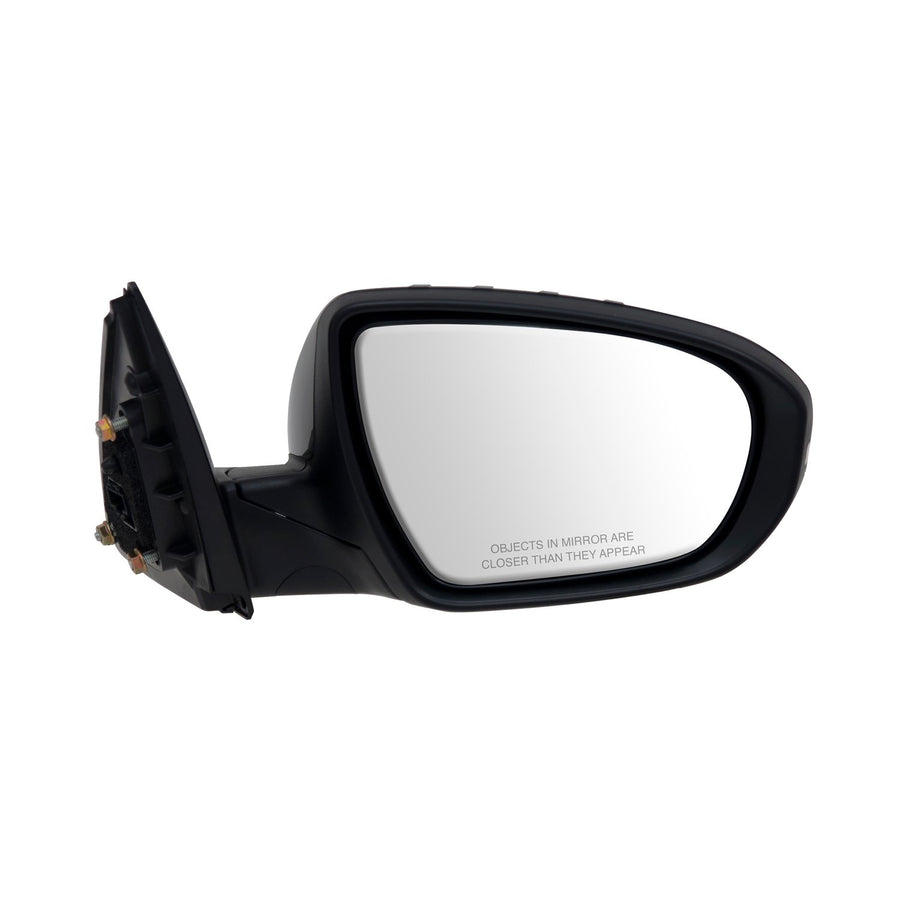 Fit System Mirror Passenger Side for Kia Optima, Hybrid, Textured Black w/PTM Cover, w/Turn Signal, Foldaway, Heated Power